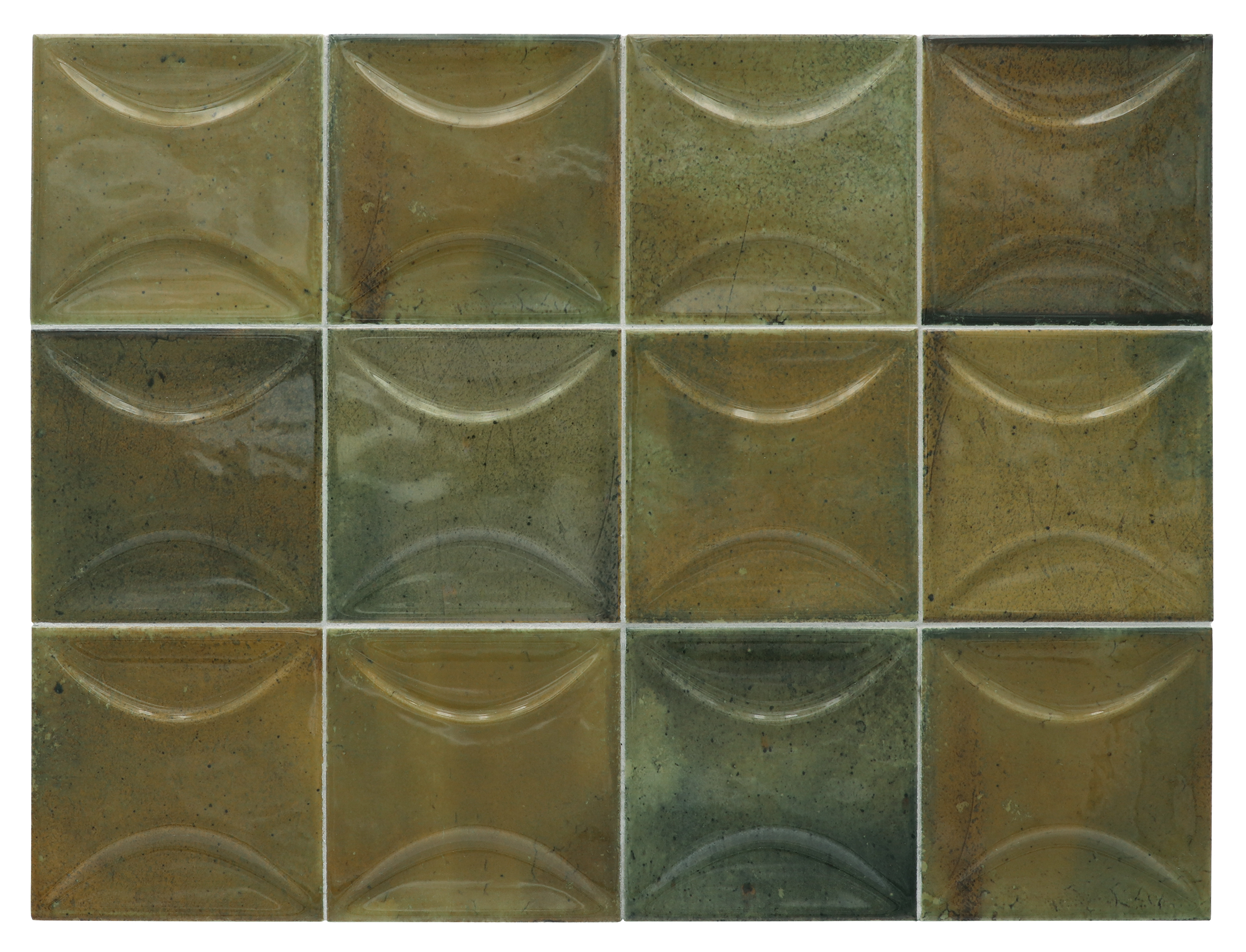Плитка керамическая настенная 30025 HANOI ARCO Wild Olive 10x10 см